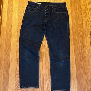 imogene + willie selvedge dark wash straight leg James jeans size 27
